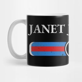 Graphic Janet Name Vintage Birthday Retro Gift Mug